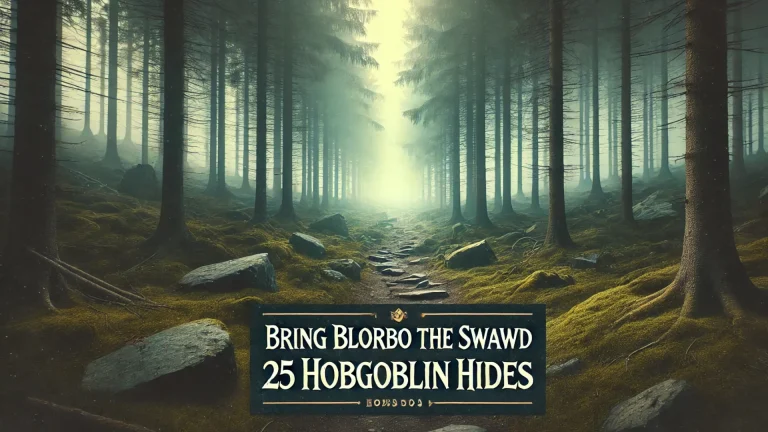 A Guide to bring blorbo the shrewd 25 hobgoblin hides